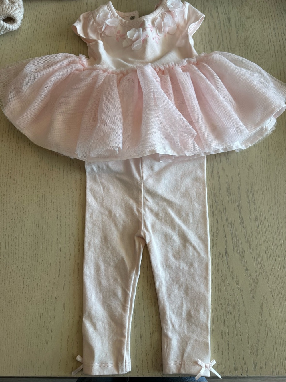 Edgehill Collection Light Pink/Blush set Leggings and dress
